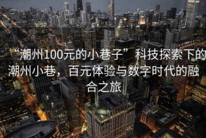 “潮州100元的小巷子”科技探索下的潮州小巷，百元體驗(yàn)與數(shù)字時(shí)代的融合之旅