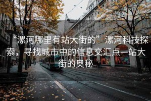 “漯河哪里有站大街的”漯河科技探索，尋找城市中的信息交匯點(diǎn)—站大街的奧秘