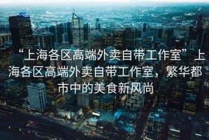 “上海各區(qū)高端外賣自帶工作室”上海各區(qū)高端外賣自帶工作室，繁華都市中的美食新風(fēng)尚