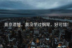 普京遺憾，我沒學過鋼琴，好可惜！