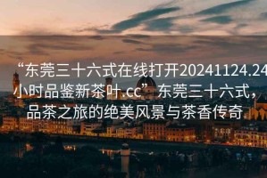 “東莞三十六式在線打開20241124.24小時(shí)品鑒新茶葉.cc”東莞三十六式，品茶之旅的絕美風(fēng)景與茶香傳奇