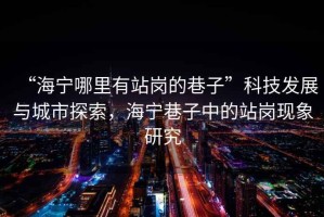 “海寧哪里有站崗的巷子”科技發(fā)展與城市探索，海寧巷子中的站崗現(xiàn)象研究