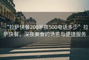 “拉薩快餐200半夜500電話多少”拉薩快餐，深夜美食的誘惑與便捷服務