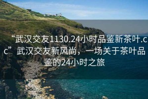 “武漢交友1130.24小時品鑒新茶葉.cc”武漢交友新風尚，一場關于茶葉品鑒的24小時之旅