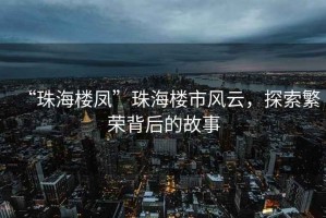 “珠海樓鳳”珠海樓市風云，探索繁榮背后的故事