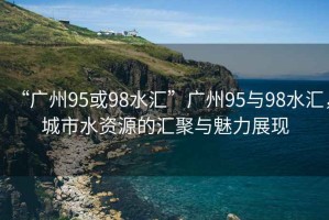 “廣州95或98水匯”廣州95與98水匯，城市水資源的匯聚與魅力展現(xiàn)