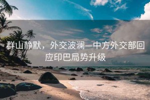 群山靜默，外交波瀾—中方外交部回應(yīng)印巴局勢(shì)升級(jí)