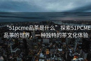 “51pcme品茶是什么”探索51PCME品茶的世界，一種獨(dú)特的茶文化體驗(yàn)