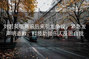劉若英唱兩遍后來引發(fā)爭議，緊急發(fā)聲明道歉，科技助音樂人反思自我
