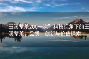“玉溪葷茶200一次”科技視角下的玉溪葷茶，品質(zhì)、創(chuàng)新與價值探索