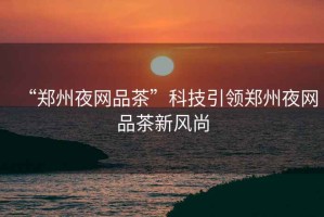 “鄭州夜網(wǎng)品茶”科技引領(lǐng)鄭州夜網(wǎng)品茶新風尚