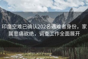 印度空難已確認(rèn)202名遇難者身份，家屬悲痛欲絕，調(diào)查工作全面展開