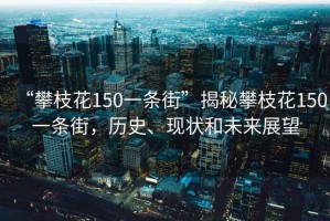 “攀枝花150一條街”揭秘攀枝花150一條街，歷史、現(xiàn)狀和未來(lái)展望