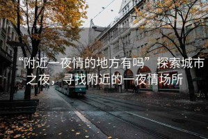 “附近一夜情的地方有嗎”探索城市之夜，尋找附近的一夜情場所