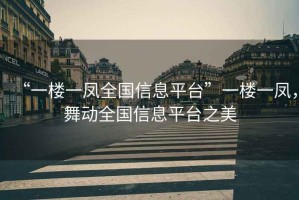 “一樓一鳳全國信息平臺(tái)”一樓一鳳，舞動(dòng)全國信息平臺(tái)之美