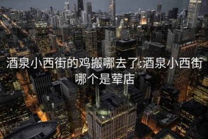 酒泉小西街的雞搬哪去了:酒泉小西街哪個是葷店