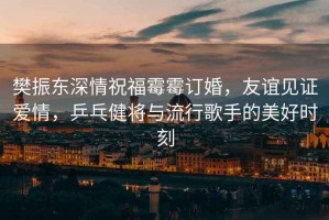 樊振東深情祝福霉霉訂婚，友誼見證愛情，乒乓健將與流行歌手的美好時(shí)刻