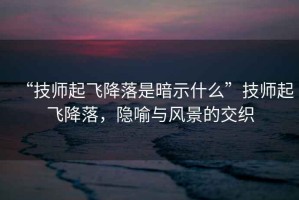 “技師起飛降落是暗示什么”技師起飛降落，隱喻與風(fēng)景的交織
