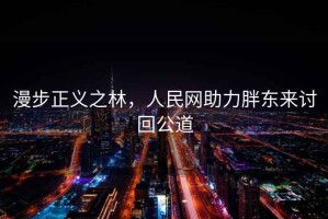 漫步正義之林，人民網(wǎng)助力胖東來討回公道
