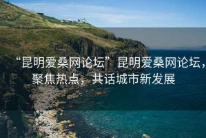 “昆明愛桑網(wǎng)論壇”昆明愛桑網(wǎng)論壇，聚焦熱點，共話城市新發(fā)展