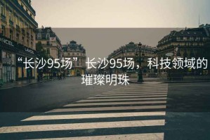 “長沙95場”長沙95場，科技領(lǐng)域的璀璨明珠