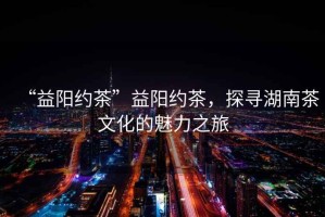 “益陽(yáng)約茶”益陽(yáng)約茶，探尋湖南茶文化的魅力之旅