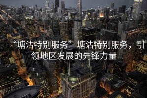 “塘沽特別服務(wù)”塘沽特別服務(wù)，引領(lǐng)地區(qū)發(fā)展的先鋒力量