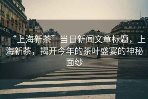 “上海新茶”當(dāng)日新聞文章標(biāo)題，上海新茶，揭開今年的茶葉盛宴的神秘面紗