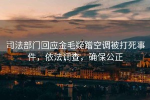 司法部門回應金毛疑蹭空調被打死事件，依法調查，確保公正