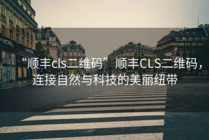 “順豐cls二維碼”順豐CLS二維碼，連接自然與科技的美麗紐帶