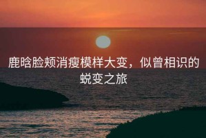 鹿晗臉頰消瘦模樣大變，似曾相識(shí)的蛻變之旅
