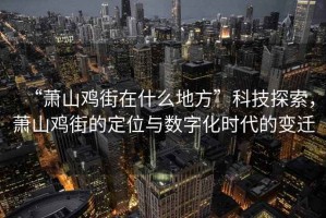 “蕭山雞街在什么地方”科技探索，蕭山雞街的定位與數(shù)字化時代的變遷