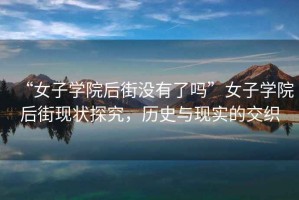 “女子學(xué)院后街沒有了嗎”女子學(xué)院后街現(xiàn)狀探究，歷史與現(xiàn)實(shí)的交織