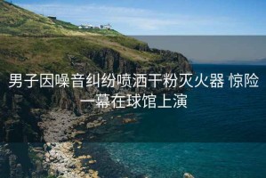 男子因噪音糾紛噴灑干粉滅火器 驚險一幕在球館上演