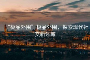 “極品外圍”極品外圍，探索現(xiàn)代社交新領(lǐng)域