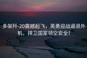 多架殲-20震撼起飛，英勇迎戰(zhàn)逼退外機，捍衛(wèi)國家領(lǐng)空安全！