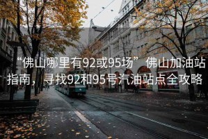 “佛山哪里有92或95場”佛山加油站指南，尋找92和95號汽油站點全攻略