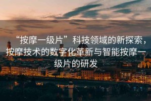 “按摩一級片”科技領域的新探索，按摩技術的數(shù)字化革新與智能按摩一級片的研發(fā)