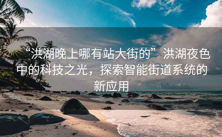 “洪湖晚上哪有站大街的”洪湖夜色中的科技之光，探索智能街道系統(tǒng)的新應(yīng)用