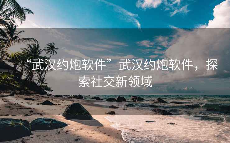 “武漢約炮軟件”武漢約炮軟件，探索社交新領(lǐng)域