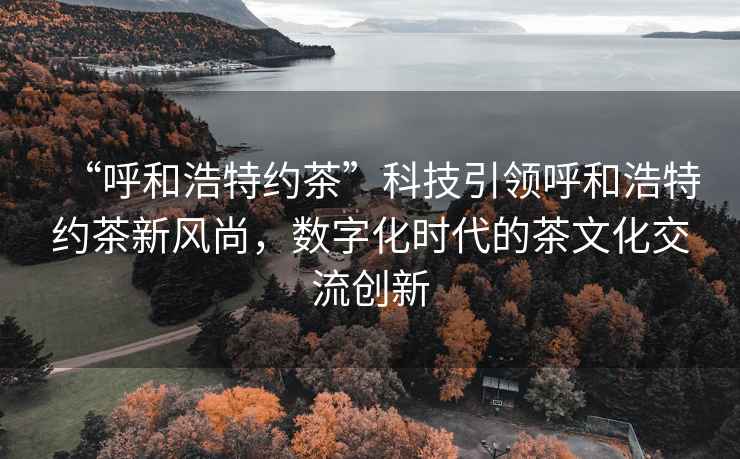 “呼和浩特約茶”科技引領(lǐng)呼和浩特約茶新風(fēng)尚，數(shù)字化時代的茶文化交流創(chuàng)新
