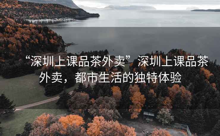 “深圳上課品茶外賣”深圳上課品茶外賣，都市生活的獨特體驗