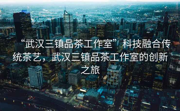 “武漢三鎮(zhèn)品茶工作室”科技融合傳統(tǒng)茶藝，武漢三鎮(zhèn)品茶工作室的創(chuàng)新之旅