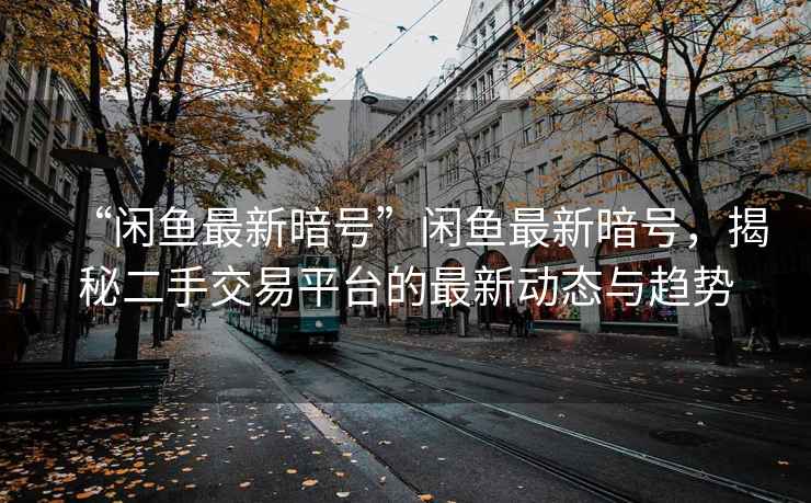“閑魚(yú)最新暗號(hào)”閑魚(yú)最新暗號(hào)，揭秘二手交易平臺(tái)的最新動(dòng)態(tài)與趨勢(shì)