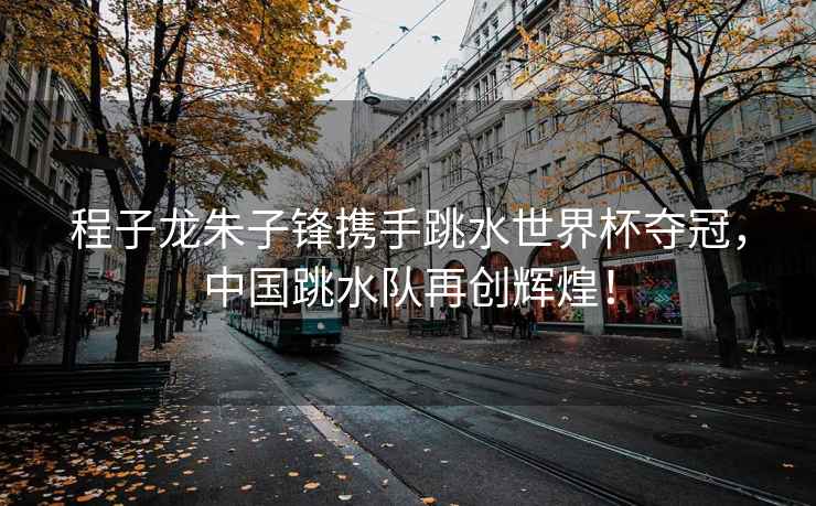程子龍朱子鋒攜手跳水世界杯奪冠，中國(guó)跳水隊(duì)再創(chuàng)輝煌！