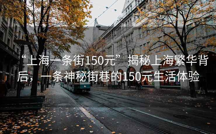 “上海一條街150元”揭秘上海繁華背后，一條神秘街巷的150元生活體驗(yàn)