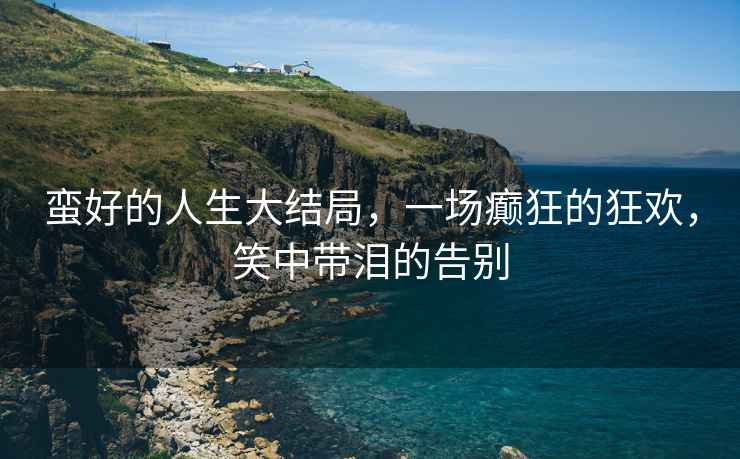 蠻好的人生大結(jié)局，一場癲狂的狂歡，笑中帶淚的告別