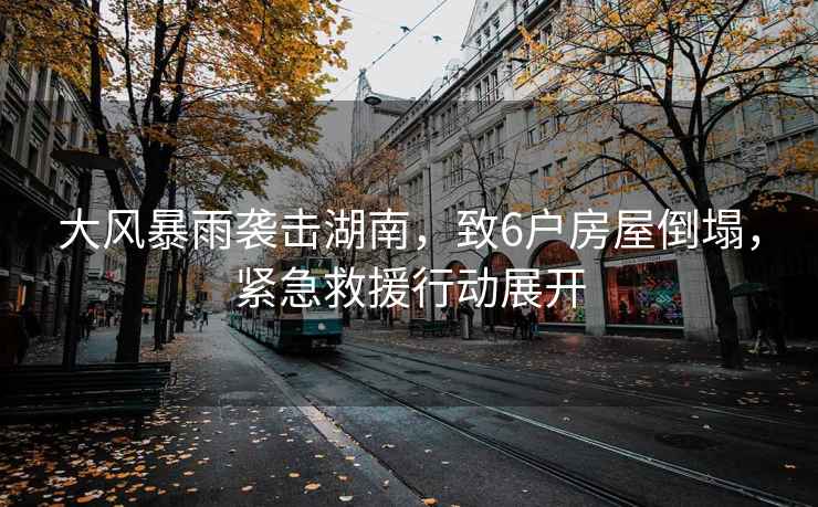 大風(fēng)暴雨襲擊湖南，致6戶房屋倒塌，緊急救援行動(dòng)展開