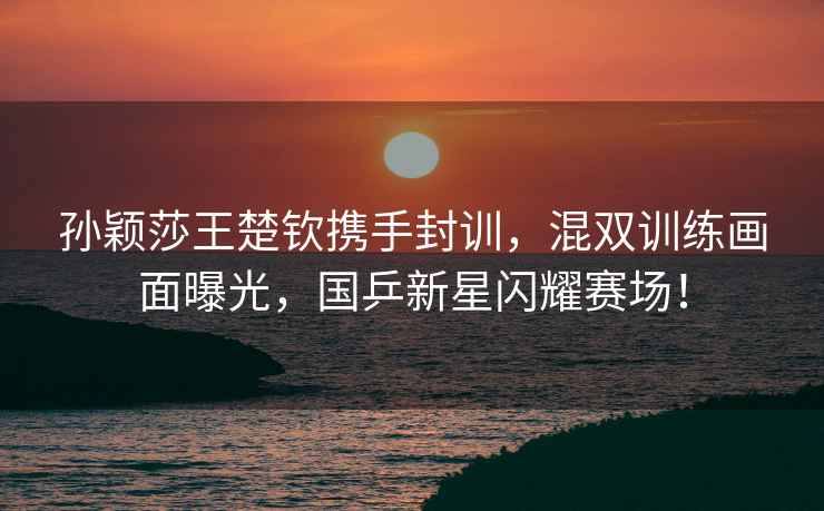 孫穎莎王楚欽攜手封訓(xùn)，混雙訓(xùn)練畫面曝光，國(guó)乒新星閃耀賽場(chǎng)！
