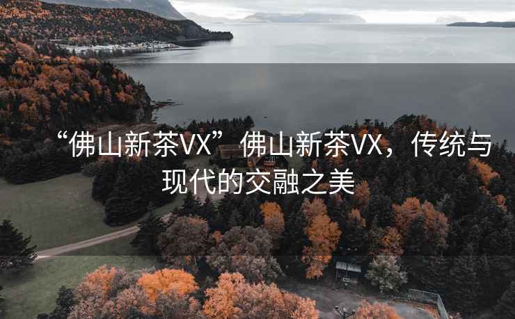 “佛山新茶VX”佛山新茶VX，傳統(tǒng)與現(xiàn)代的交融之美